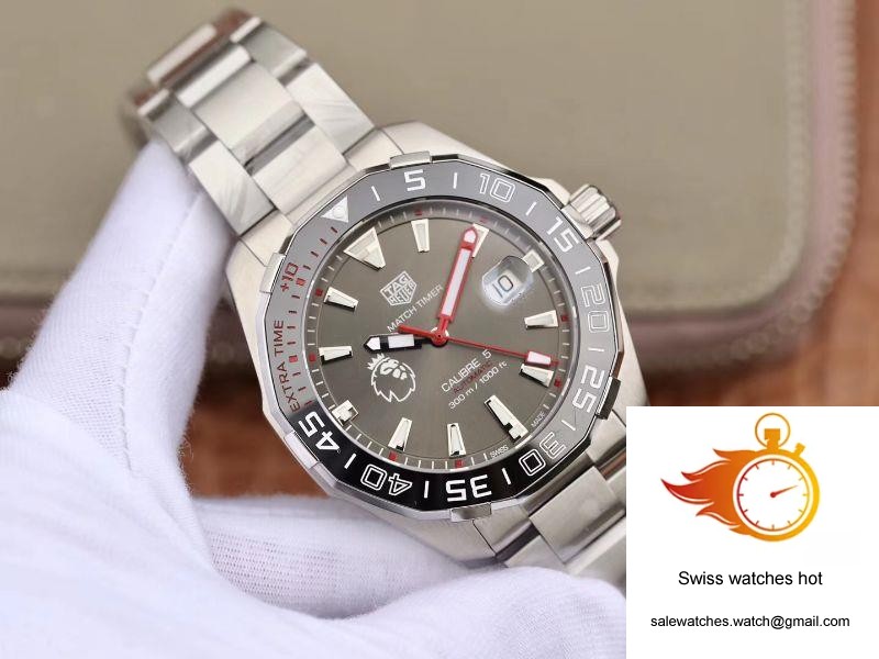 Tag Heuer Aquaracer Calibre 5 English Premier League Limited WAY201D.BA0927 Gray Dial 2 Tag Heuer Aquaracer Calibre 5 English Premier League Limited WAY201D.BA0927 Gray Dial 2
