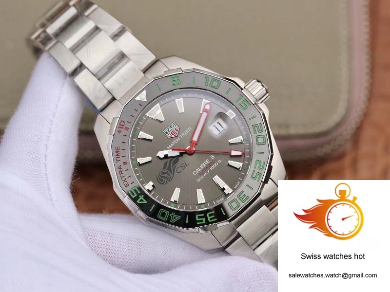 Tag Heuer Aquaracer Calibre 5 Chinese Super League WAY201E.BA0927 Gray Dial 2 Tag Heuer Aquaracer Calibre 5 Chinese Super League WAY201E.BA0927 Gray Dial 2