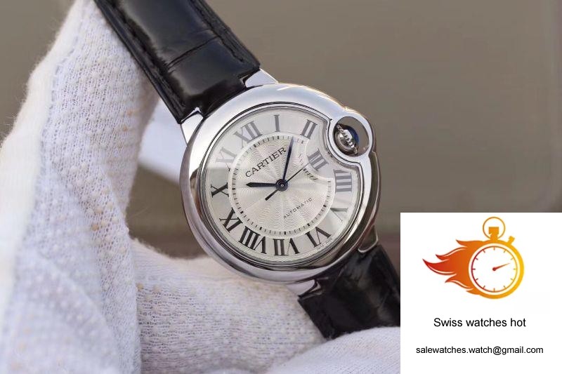 Ballon Bleu De Cartier 33mm W6920086 V6 Factory White Dial 2 Ballon Bleu De Cartier 33mm W6920086 V6 Factory White Dial 2