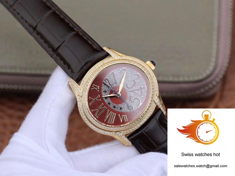Audemars Piguet Millenary Ladies 77302BA.ZZ.D094CR.01 Brown Dial 2 Audemars Piguet Millenary Ladies 77302BA.ZZ.D094CR.01 Brown Dial 2