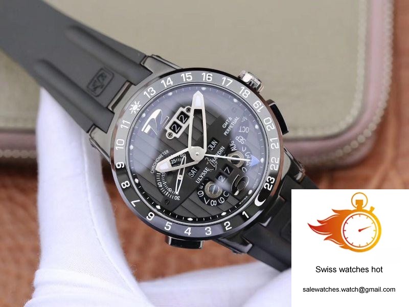 Ulysse Nardin El Toro 322-00-3 All Working GMT Calendar Grey Dial 2 Ulysse Nardin El Toro 322-00-3 All Working GMT Calendar Grey Dial 2