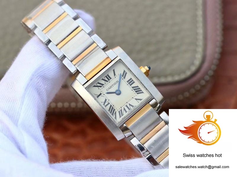Cartier Tank Francaise Ladies W51007Q4 White Dial 2 Cartier Tank Francaise Ladies W51007Q4 White Dial 2