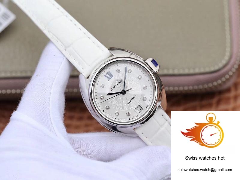 Cle De Cartier Ladies 35mm WJCL0032 Silver-gray Dial 2 Cle De Cartier Ladies 35mm WJCL0032 Silver-gray Dial 2