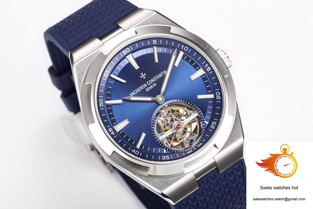 Vacheron Constantin Overseas Tourbillon 6000V/110A-B544 BBR Factory Blue Rubber Strap 2 Vacheron Constantin Overseas Tourbillon 6000V/110A-B544 BBR Factory Blue Rubber Strap 2
