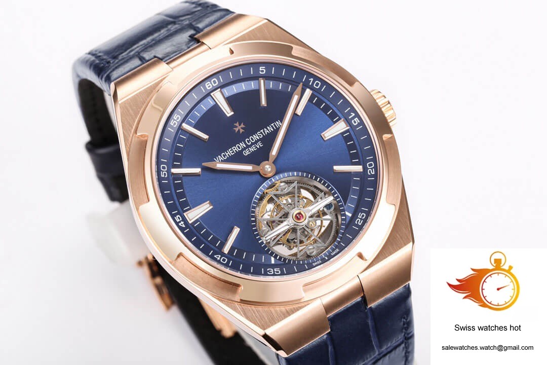 Vacheron Constantin Overseas Tourbillon 6000V/110R-B733 BBR Factory Blue Leather Strap 2 Vacheron Constantin Overseas Tourbillon 6000V/110R-B733 BBR Factory Blue Leather Strap 2