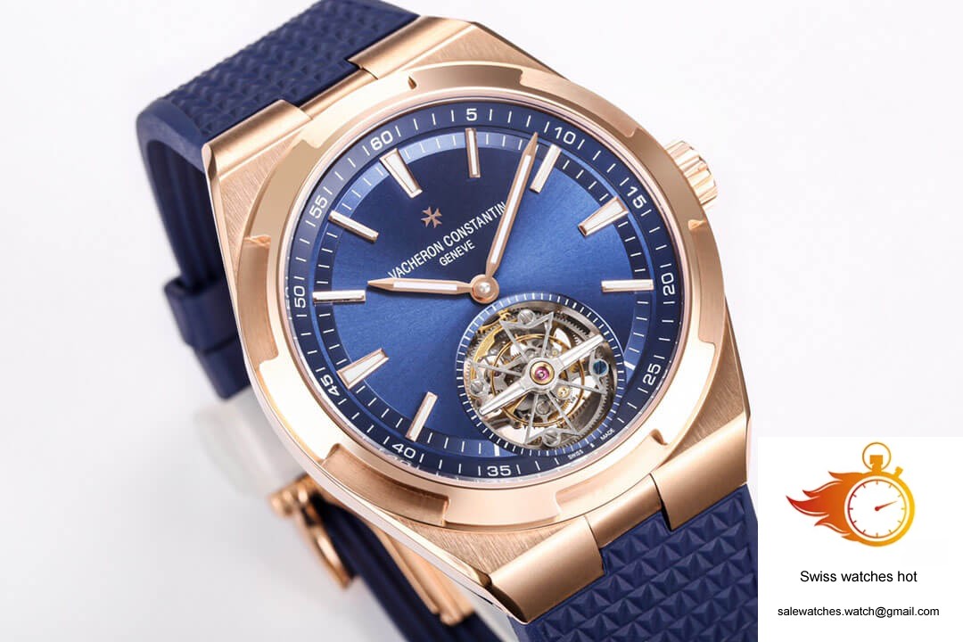 Vacheron Constantin Overseas Tourbillon 6000V/110R-B733 BBR Factory Blue Rubber Strap 2 Vacheron Constantin Overseas Tourbillon 6000V/110R-B733 BBR Factory Blue Rubber Strap 2