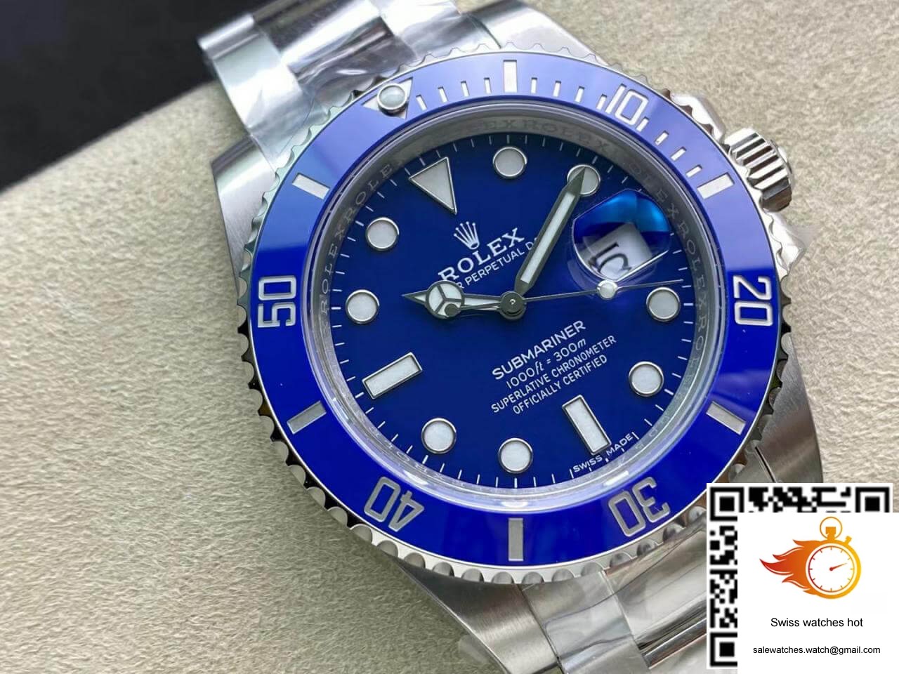 Rolex Submariner 116619LB-97209 VS Factory Blue Dial 2 Rolex Submariner 116619LB-97209 VS Factory Blue Dial 2