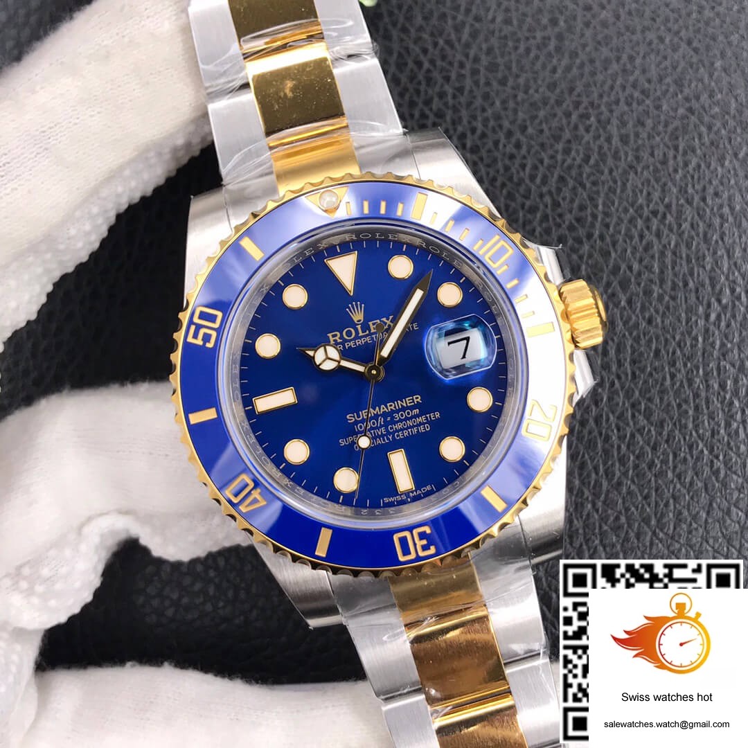 Rolex Submariner 116613LB-97203 VS Factory Blue Ceramic Bezel 2 Rolex Submariner 116613LB-97203 VS Factory Blue Ceramic Bezel 2
