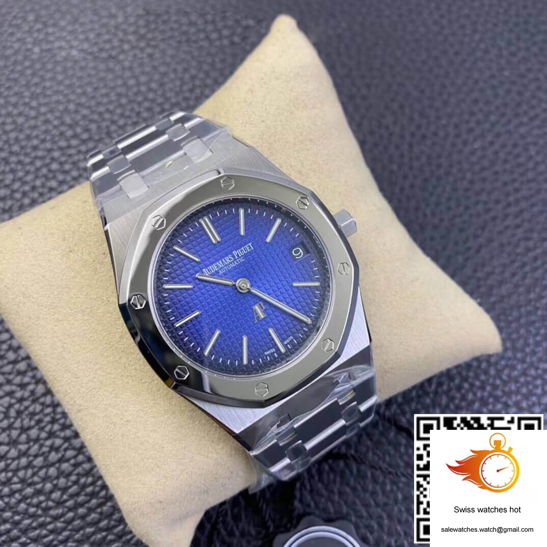 Audemars Piguet Royal Oak 15202IP.OO.1240IP.01 ZF Factory Smoked Blue Dial 2 Audemars Piguet Royal Oak 15202IP.OO.1240IP.01 ZF Factory Smoked Blue Dial 2