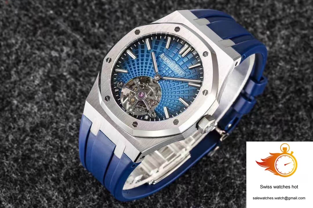 Audemars Piguet Royal Oak Tourbillon R8 Factory V3 Blue Strap 2 Audemars Piguet Royal Oak Tourbillon R8 Factory V3 Blue Strap 2