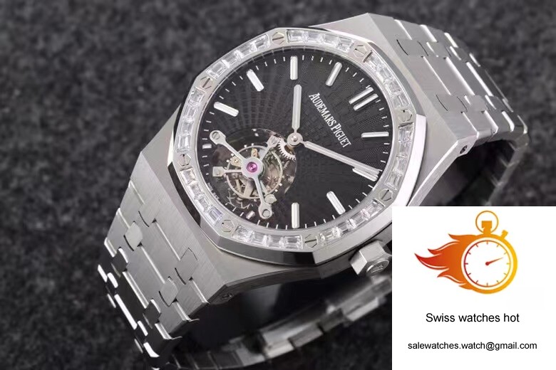 Audemars Piguet Royal Oak Tourbillon 26521BC.ZZ.1220BC.01 R8 Factory Diamond-set Bezel 2 Audemars Piguet Royal Oak Tourbillon 26521BC.ZZ.1220BC.01 R8 Factory Diamond-set Bezel 2