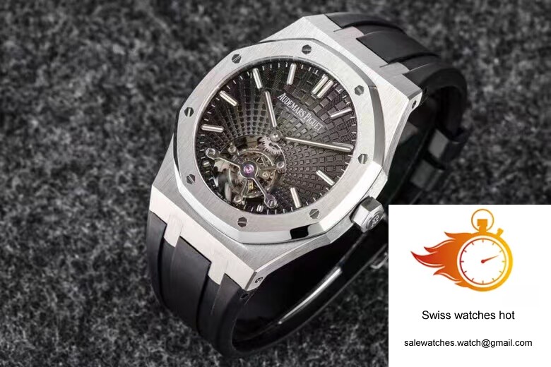 Audemars Piguet Royal Oak Tourbillon R8 Factory V3 Black Strap 2 Audemars Piguet Royal Oak Tourbillon R8 Factory V3 Black Strap 2