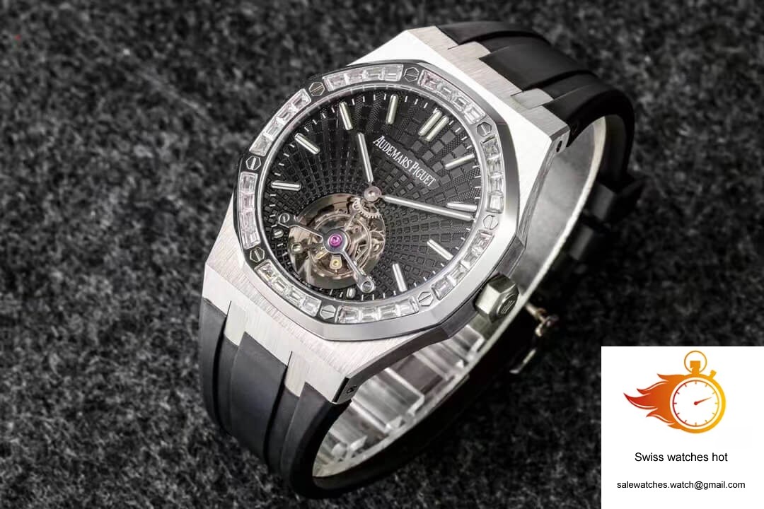 Audemars Piguet Royal Oak Tourbillon R8 Factory V3 Black Rubber Strap 2 Audemars Piguet Royal Oak Tourbillon R8 Factory V3 Black Rubber Strap 2