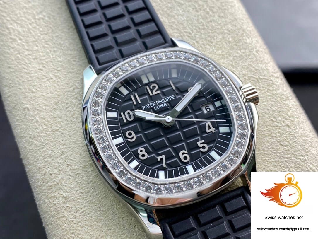 Patek Philippe Aquanaut Quartz Ladies 5067A-001 PPF Factory Diamond-set Bezel 2 Patek Philippe Aquanaut Quartz Ladies 5067A-001 PPF Factory Diamond-set Bezel 2