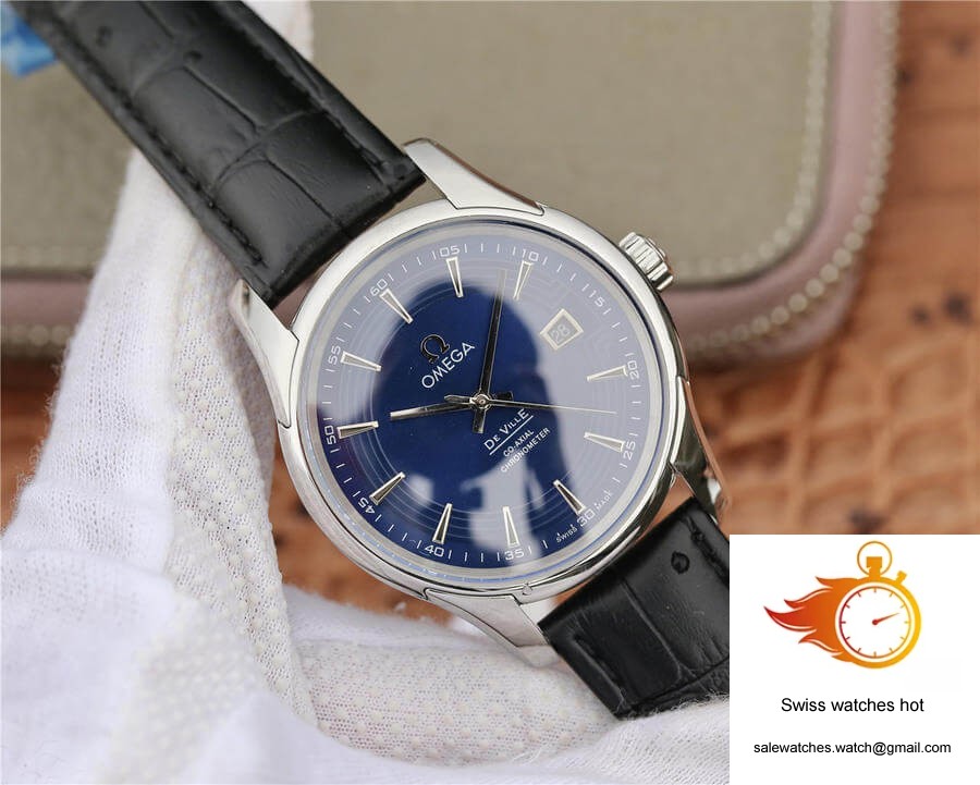 Omega De Ville 431.33.41.21.03.001 VS Factory Dark Blue Dial 2 Omega De Ville 431.33.41.21.03.001 VS Factory Dark Blue Dial 2