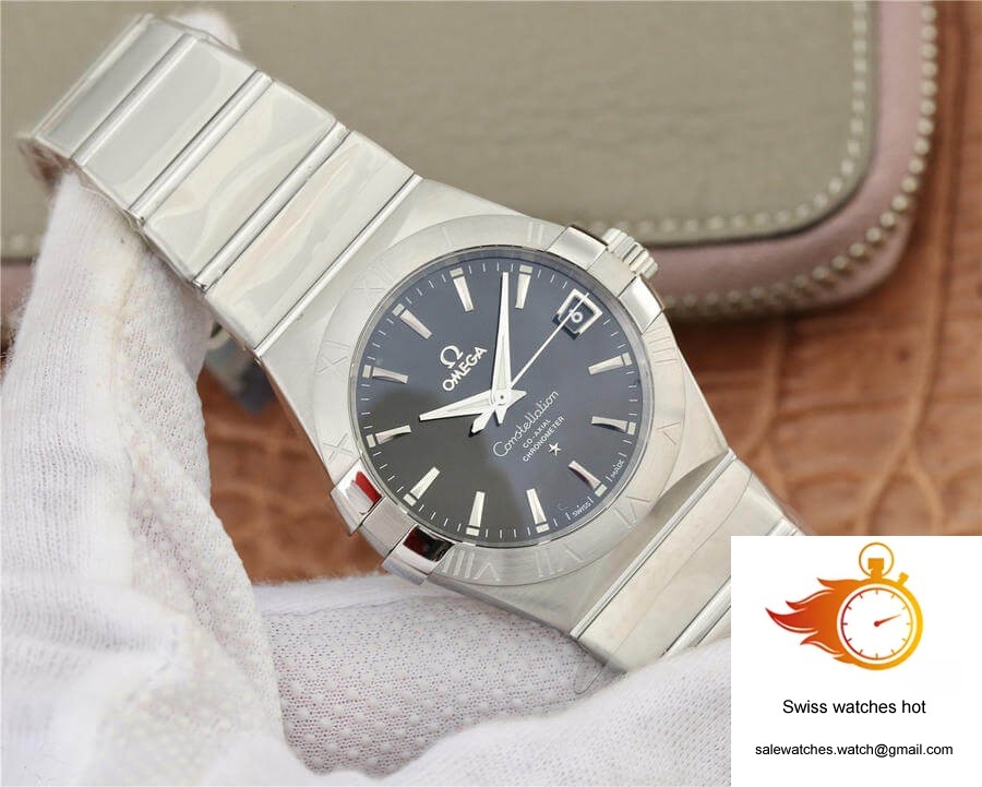 Omega Constellation 123.10.38.21.01.001 VS Factory Black Dial 2 Omega Constellation 123.10.38.21.01.001 VS Factory Black Dial 2