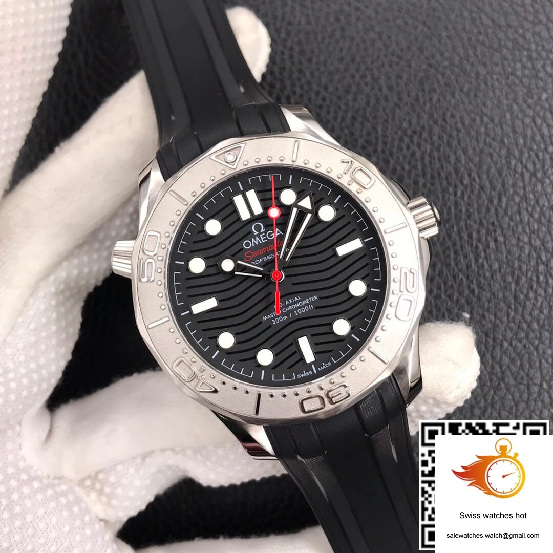 Omega Seamaster Diver 300M 210.32.42.20.01.002 VS Factory Rubber Strap 2 Omega Seamaster Diver 300M 210.32.42.20.01.002 VS Factory Rubber Strap 2
