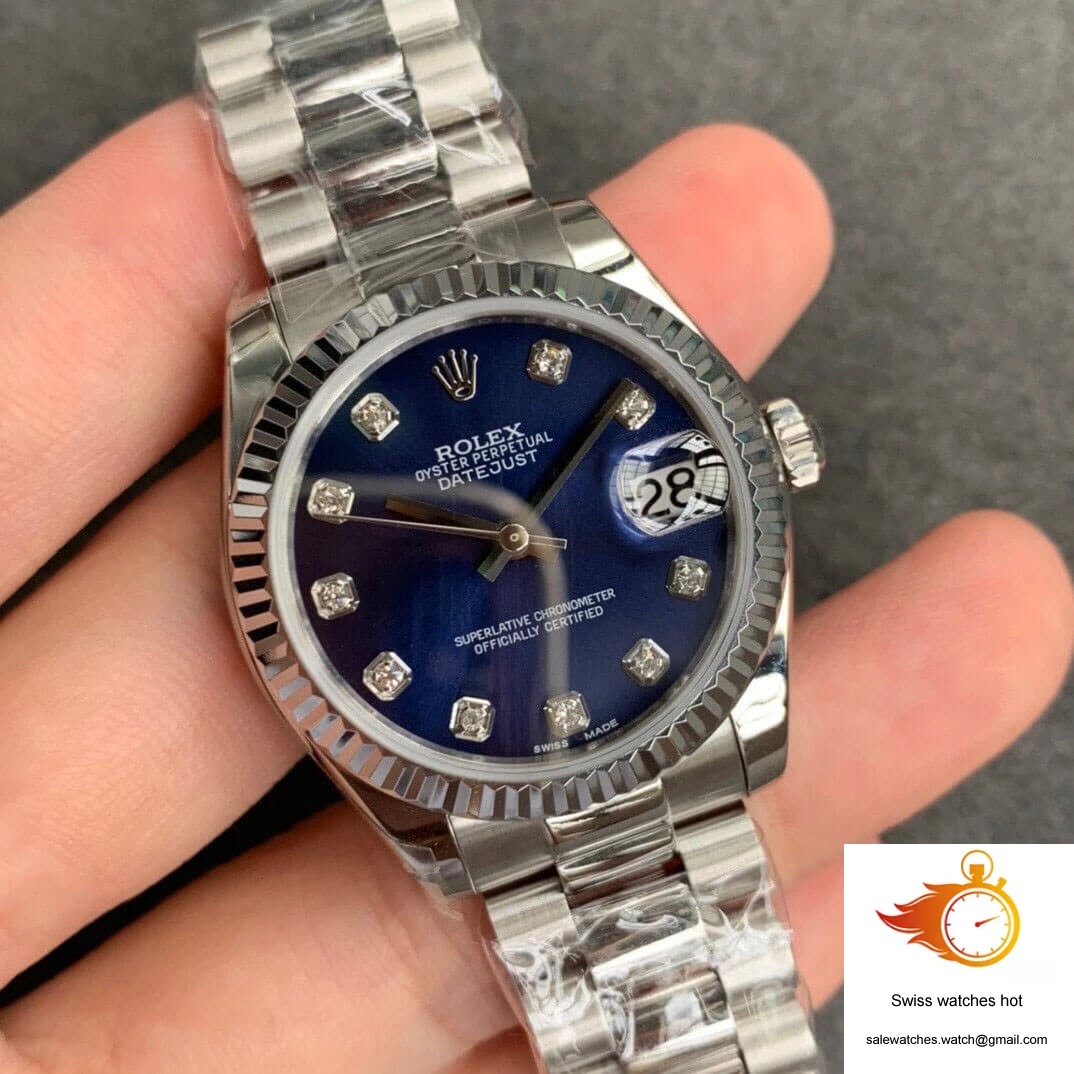 Rolex Datejust 31MM GS Factory Blue Dial 2 Rolex Datejust 31MM GS Factory Blue Dial 2