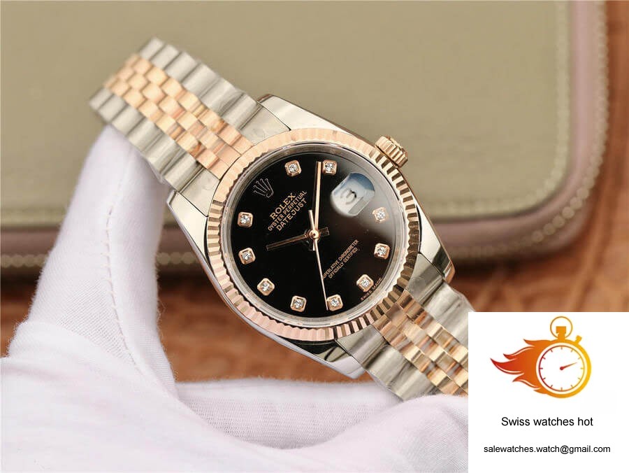 Rolex Datejust 116231 GM Factory Black Diamond Dial 2 Rolex Datejust 116231 GM Factory Black Diamond Dial 2