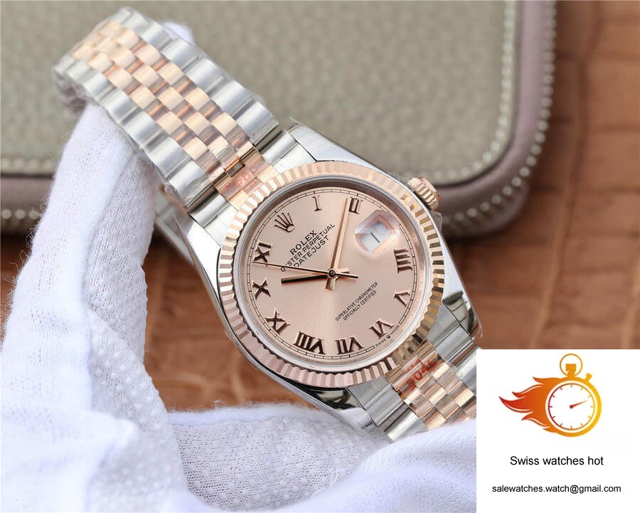 Rolex Datejust 116231 36MM GM Factory Pink Dial 2 Rolex Datejust 116231 36MM GM Factory Pink Dial 2