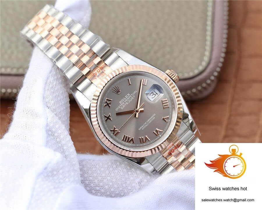 Rolex Datejust 116231-0087 36MM GM Factory Rose Gold Silver Dial 2 Rolex Datejust 116231-0087 36MM GM Factory Rose Gold Silver Dial 2
