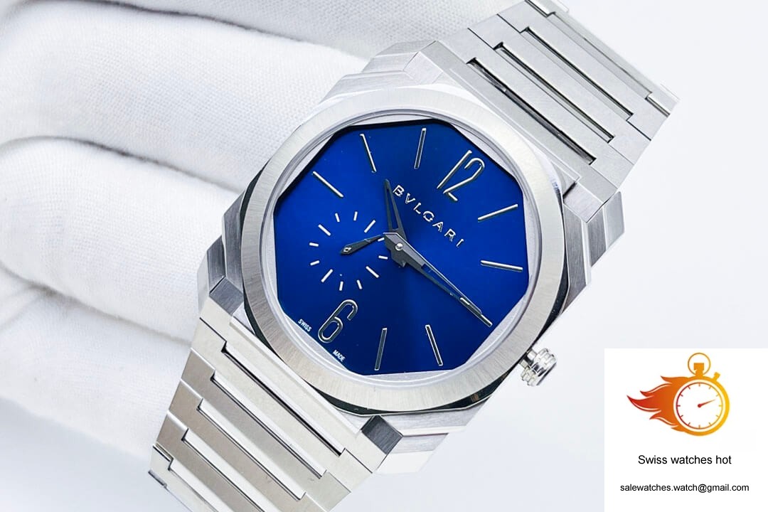 Bvlgari Octo Finissimo 103431 BV Factory Stainless Steel Blue Dial 2 Bvlgari Octo Finissimo 103431 BV Factory Stainless Steel Blue Dial 2