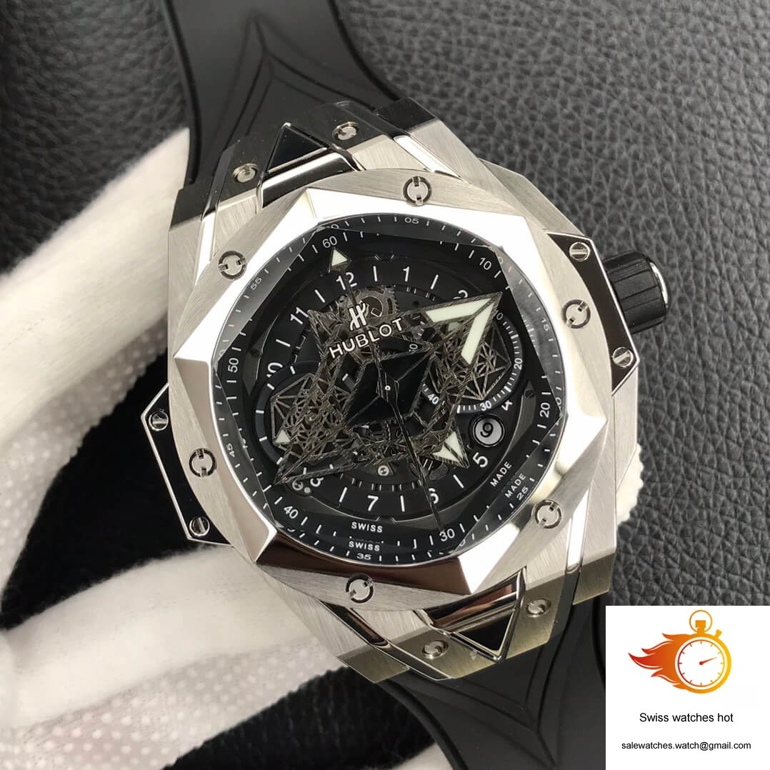 Hublot Big Bang Sang Bleu II 418.NX.1107.RX.MXM19 HB Factory Titanium Case 2 Hublot Big Bang Sang Bleu II 418.NX.1107.RX.MXM19 HB Factory Titanium Case 2