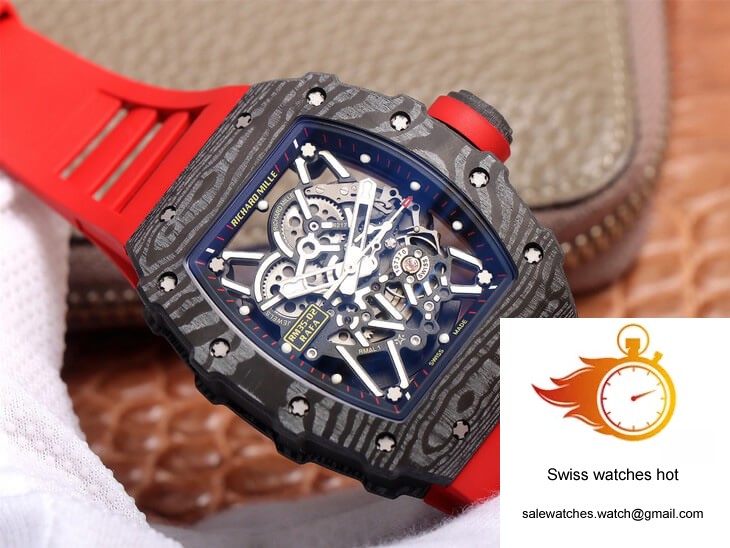 Richard Mille RM35-02 ZF Factory Red Rubber Strap 2 Richard Mille RM35-02 ZF Factory Red Rubber Strap 2