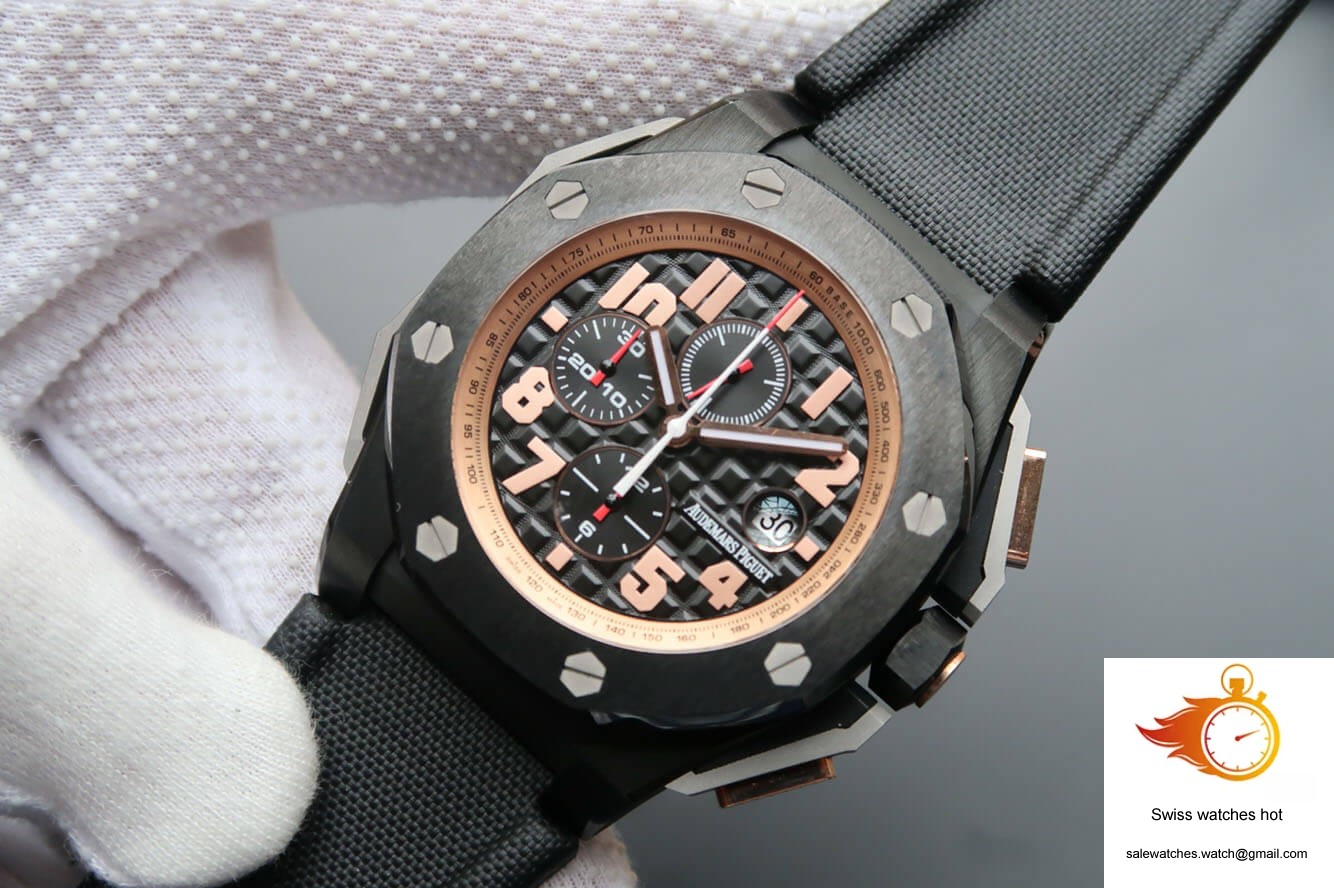 Audemars Piguet Royal Oak Offshore 26378IO.OO.A001KE.01 JF Factory V2 Black Dial 2 Audemars Piguet Royal Oak Offshore 26378IO.OO.A001KE.01 JF Factory V2 Black Dial 2