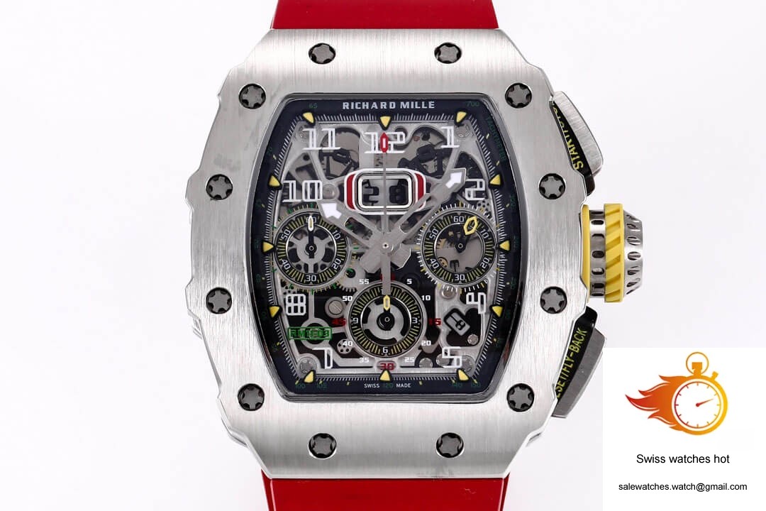 Richard Mille RM11-03RG KV Factory Titanium Red Strap 2 Richard Mille RM11-03RG KV Factory Titanium Red Strap 2