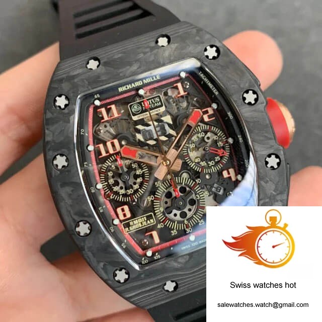 Richard Mille RM-011 KV Factory V2 Forged Carbon Black Case 2 Richard Mille RM-011 KV Factory V2 Forged Carbon Black Case 2