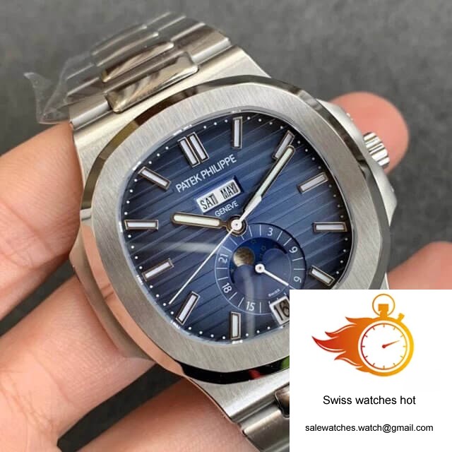 Patek Philippe Nautilus 5726/1A-014 Moonphase GR Factory Stainless Steel Strap 2 Patek Philippe Nautilus 5726/1A-014 Moonphase GR Factory Stainless Steel Strap 2