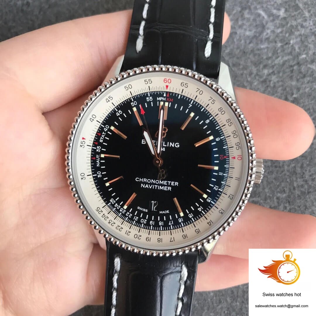 Breitling Navitimer 1 A17326211B1P1 V7 Factory Black Dial 2 Breitling Navitimer 1 A17326211B1P1 V7 Factory Black Dial 2