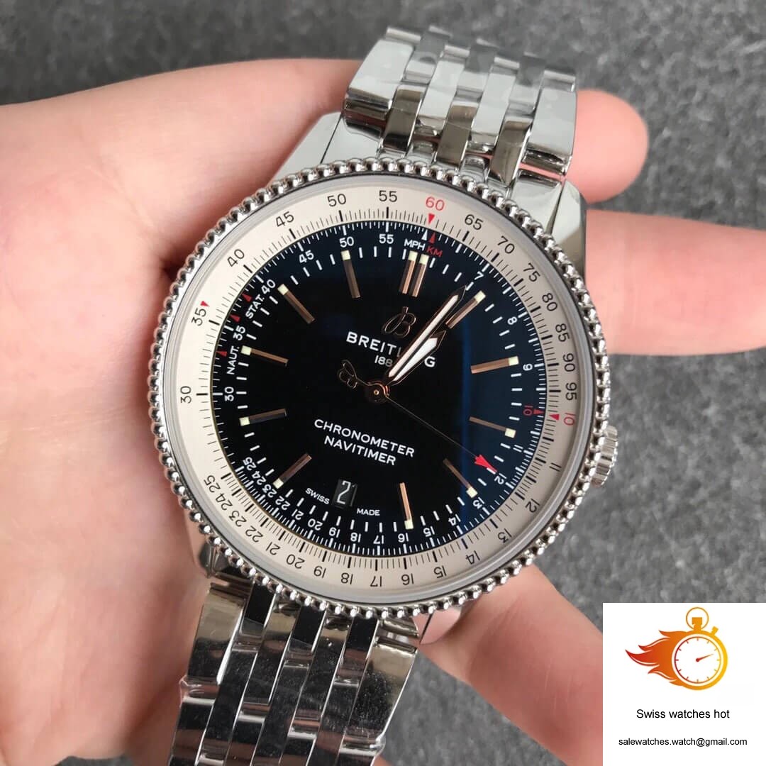 Breitling Navitimer 1 A17326211B1A1 V7 Factory Black Dial 2 Breitling Navitimer 1 A17326211B1A1 V7 Factory Black Dial 2