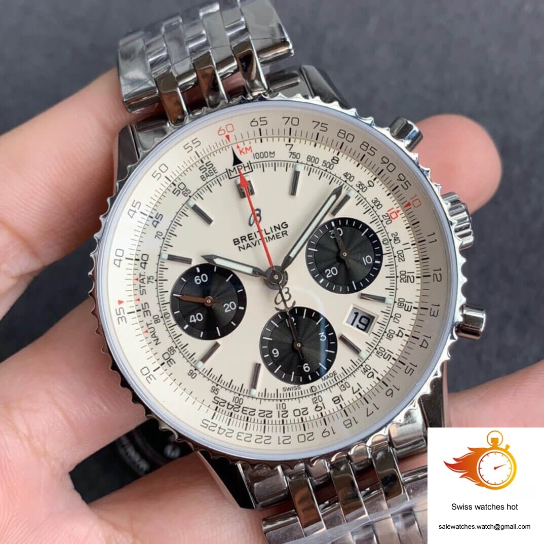 Breitling Navitimer 1 B01 AB0121211G1A1 GF Factory Silver Dial 2 Breitling Navitimer 1 B01 AB0121211G1A1 GF Factory Silver Dial 2