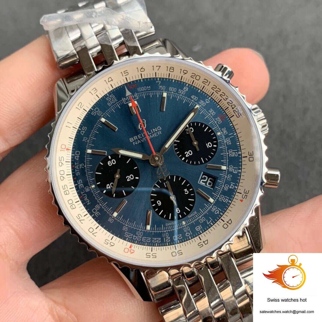 Breitling Navitimer 1 B01 AB0121211C1A1 GF Factory Blue Dial 2 Breitling Navitimer 1 B01 AB0121211C1A1 GF Factory Blue Dial 2