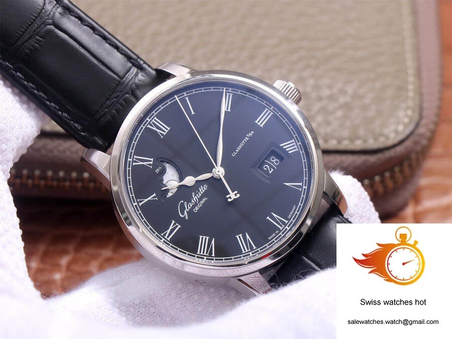 Glashutte Senator Excellence Large Calendar Moon Phase 1-36-04 V9 Factory Blue Dial 2 Glashutte Senator Excellence Large Calendar Moon Phase 1-36-04 V9 Factory Blue Dial 2