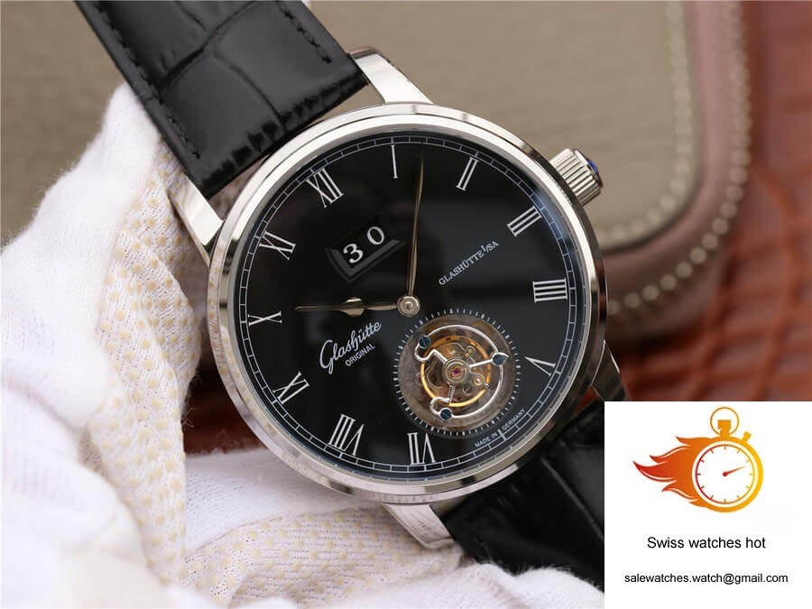 Glashutte Original Senator Excellence Tourbillon 1-94-03-04-04-04 R8 Factory V3 Black Dial 2 Glashutte Original Senator Excellence Tourbillon 1-94-03-04-04-04 R8 Factory V3 Black Dial 2