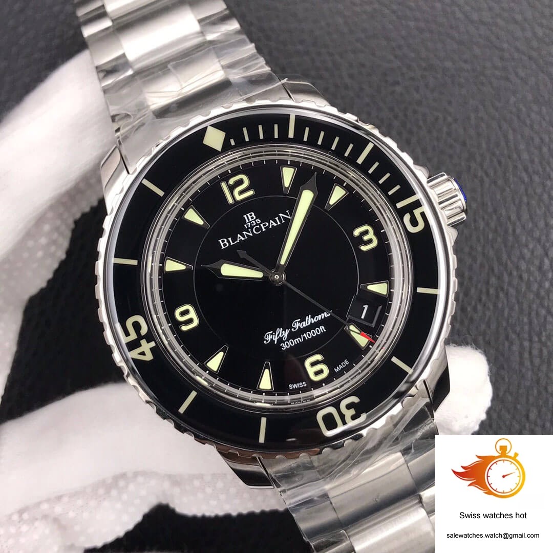 Blancpain Fifty Fathoms 5015 ZF Factory Stainless Steel Black Dial 2 Blancpain Fifty Fathoms 5015 ZF Factory Stainless Steel Black Dial 2