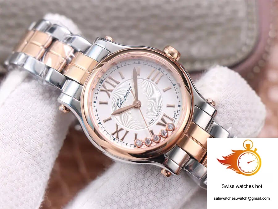 Chopard Happy Diamonds 278573-6014 YF Factory Rose Gold 2 Chopard Happy Diamonds 278573-6014 YF Factory Rose Gold 2