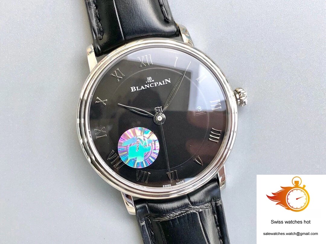 Blancpain Villeret 6551-1127-55B ZF Factory Black Dial 2 Blancpain Villeret 6551-1127-55B ZF Factory Black Dial 2