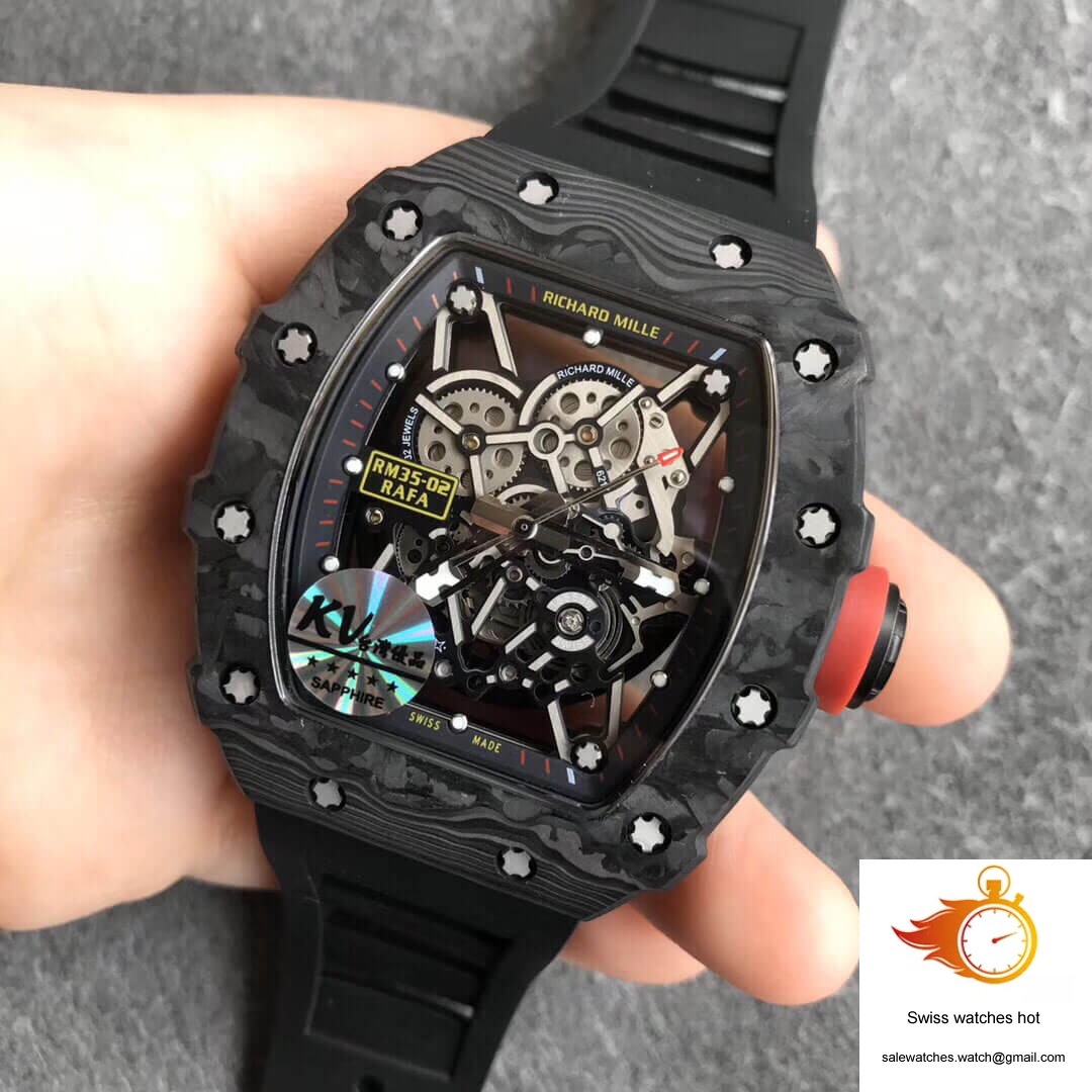 Richard Mille RM35-02 KV Factory V3 Carbon Fiber Black Strap 2 Richard Mille RM35-02 KV Factory V3 Carbon Fiber Black Strap 2