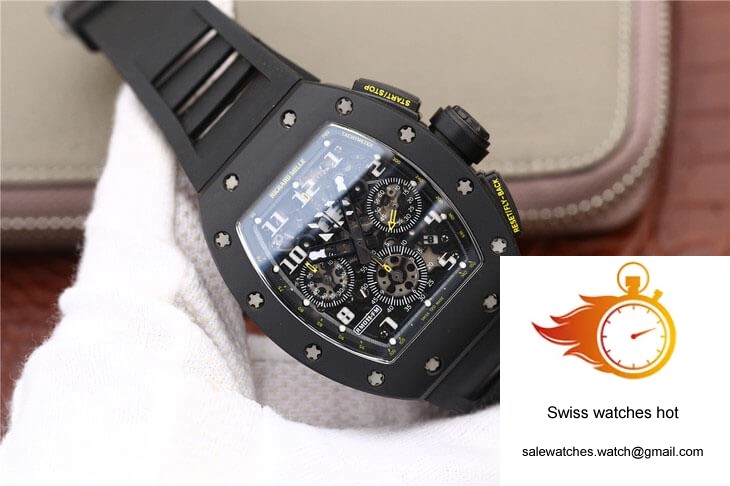 Richard Mille RM-011 KV Factory Carbon Fiber Black Strap 2 Richard Mille RM-011 KV Factory Carbon Fiber Black Strap 2