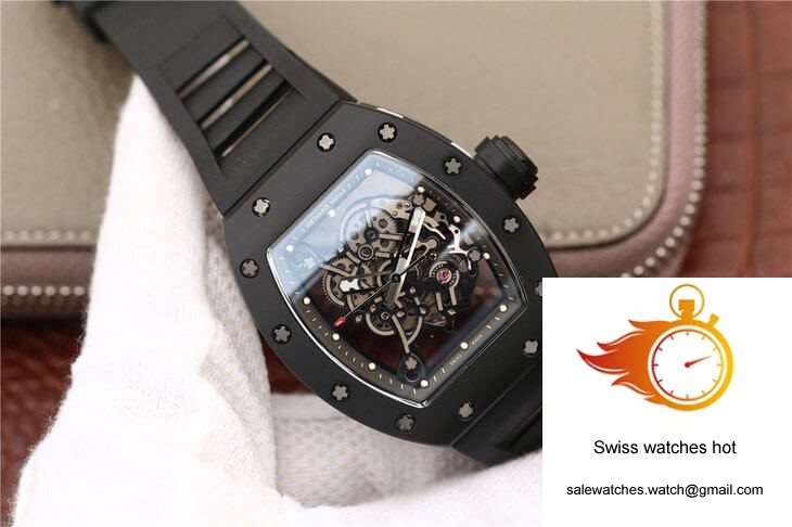 Richard Mille RM055 KV Factory Ceramics Black Strap 2 Richard Mille RM055 KV Factory Ceramics Black Strap 2