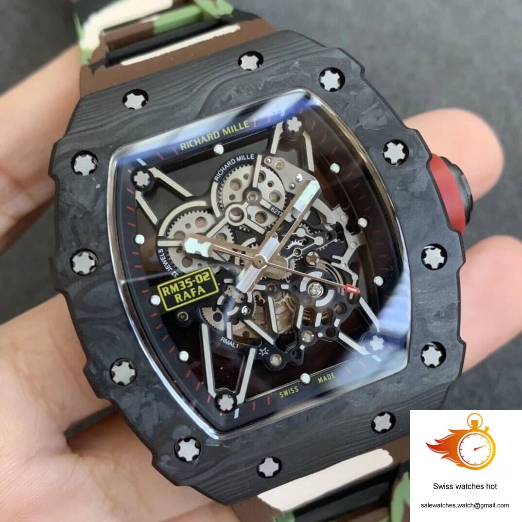 Richard Mille RM35-02 KV Factory V3 Carbon Fiber Camouflage Strap 2 Richard Mille RM35-02 KV Factory V3 Carbon Fiber Camouflage Strap 2