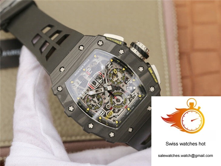 Richard Mille RM11-03 KV Factory Black Carbon Fiber Case 2 Richard Mille RM11-03 KV Factory Black Carbon Fiber Case 2