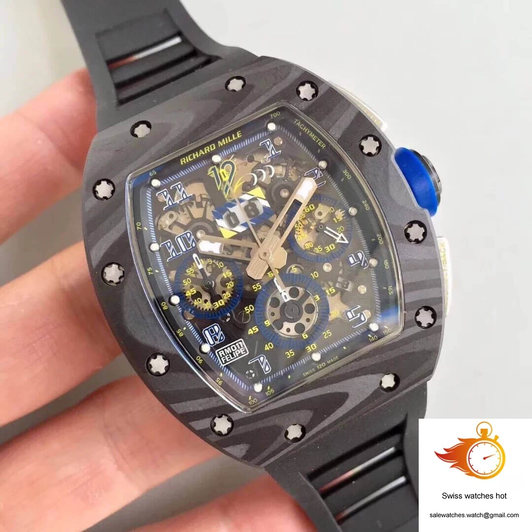 Richard Mille RM-011 KV Factory Carbon Fiber Case 2 Richard Mille RM-011 KV Factory Carbon Fiber Case 2