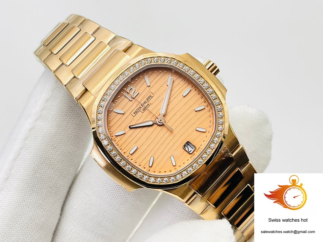 Patek Philippe Nautilus Ladies 7118/1200R-010 3K Factory Gold Dial 2 Patek Philippe Nautilus Ladies 7118/1200R-010 3K Factory Gold Dial 2