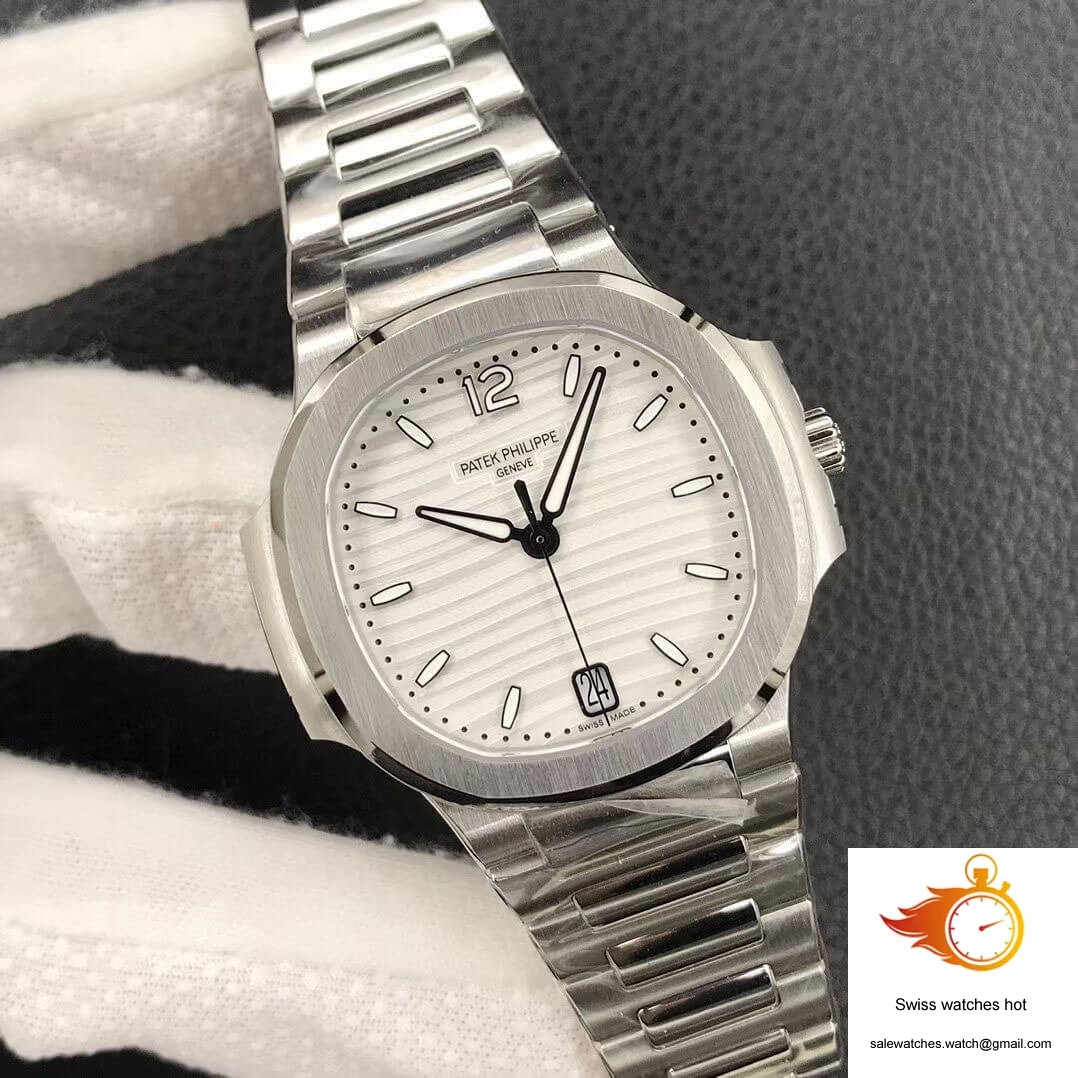 Patek Philippe Nautilus Ladies 7118/1A-010 3K Factory Silver Dial 2 Patek Philippe Nautilus Ladies 7118/1A-010 3K Factory Silver Dial 2