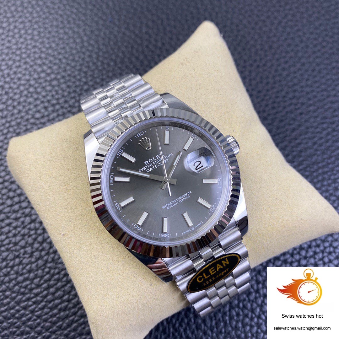 Rolex Datejust M126334-0014 Clean Factory Grey Dial 904L Stainless Steel 2 Rolex Datejust M126334-0014 Clean Factory Grey Dial 904L Stainless Steel 2